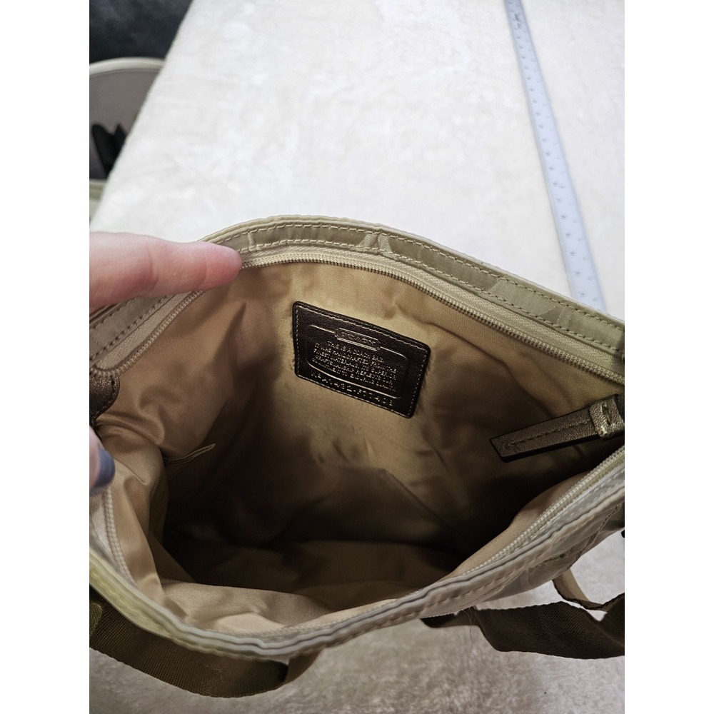 Coach Signature C Canvas Crossbody Bag - Picture 9 of 10